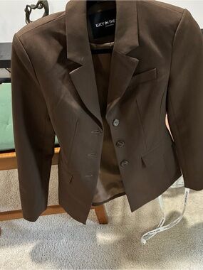 Lucy in the Sky Brown Tailored Blazer